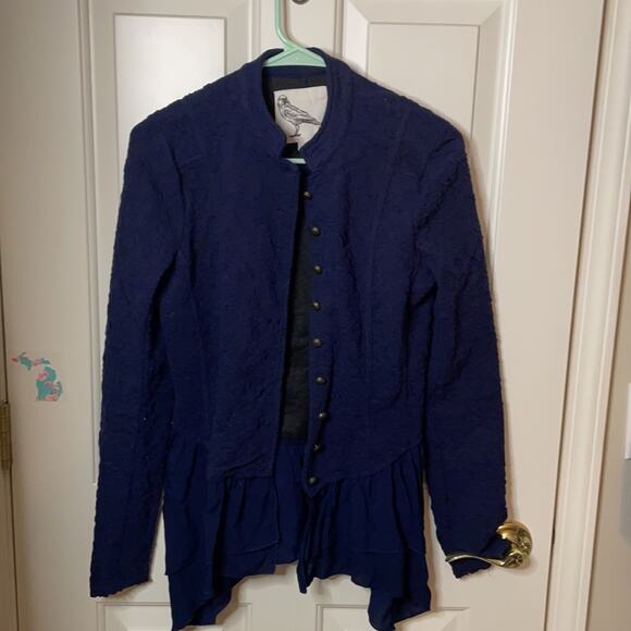 White Crow navy blazer small - Picture 3 of 9